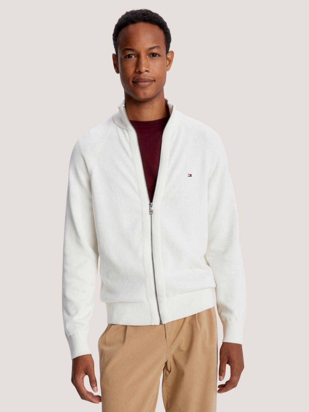 Tommy Hilfiger Men's Flag Logo Zip Sweater Product Image