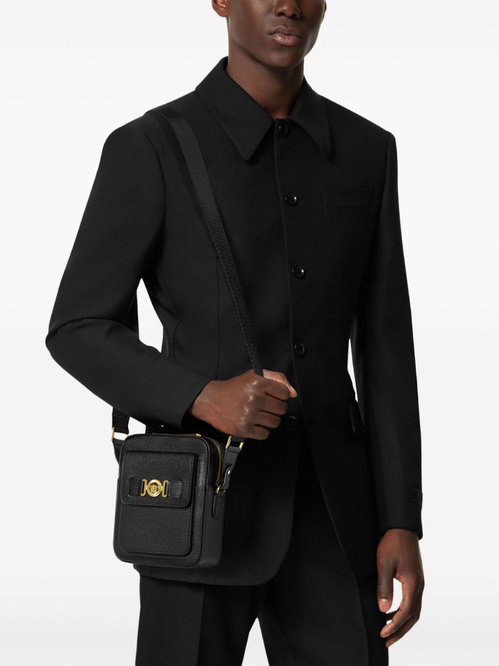 VERSACE Medusa Biggie Crossbody Bag In Black Product Image