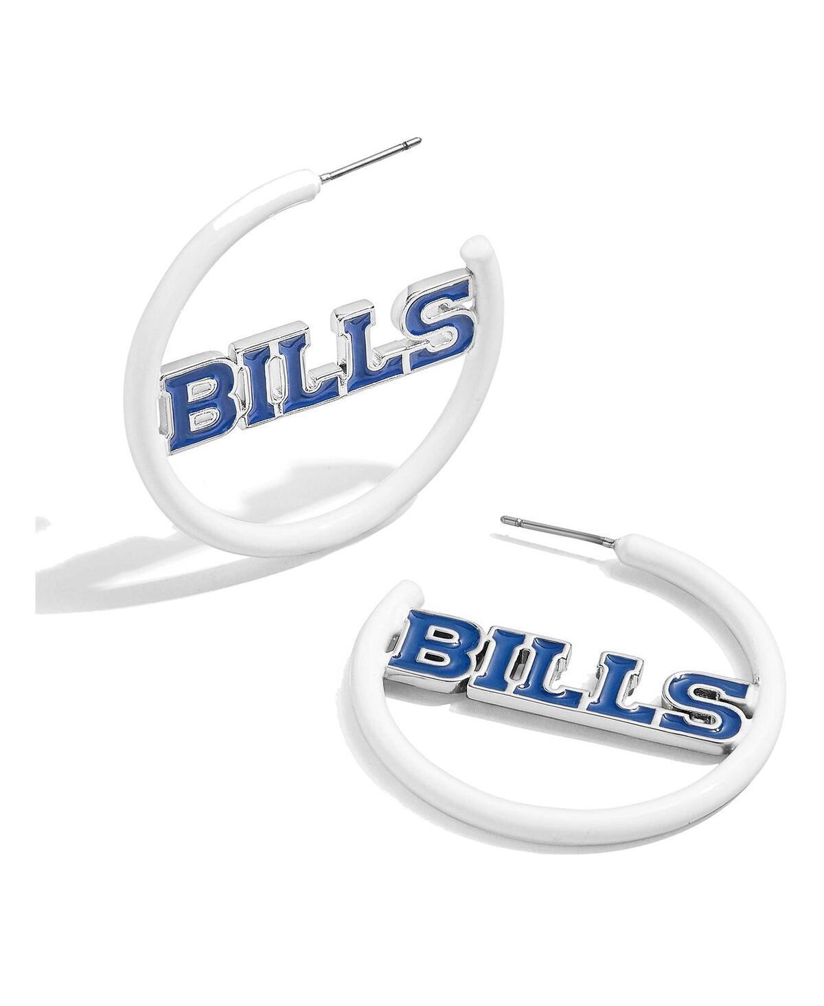 BaubleBar Buffalo Bills Enamel Hoop Earrings Product Image