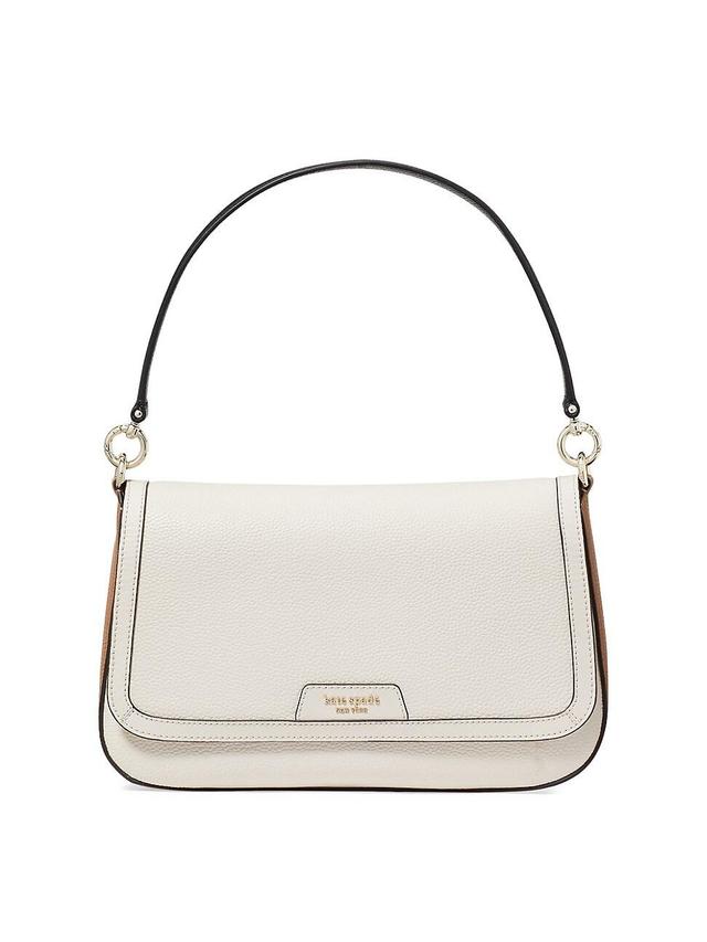 Kate Spade New York hudson colorblock pebbled leather satchel Product Image