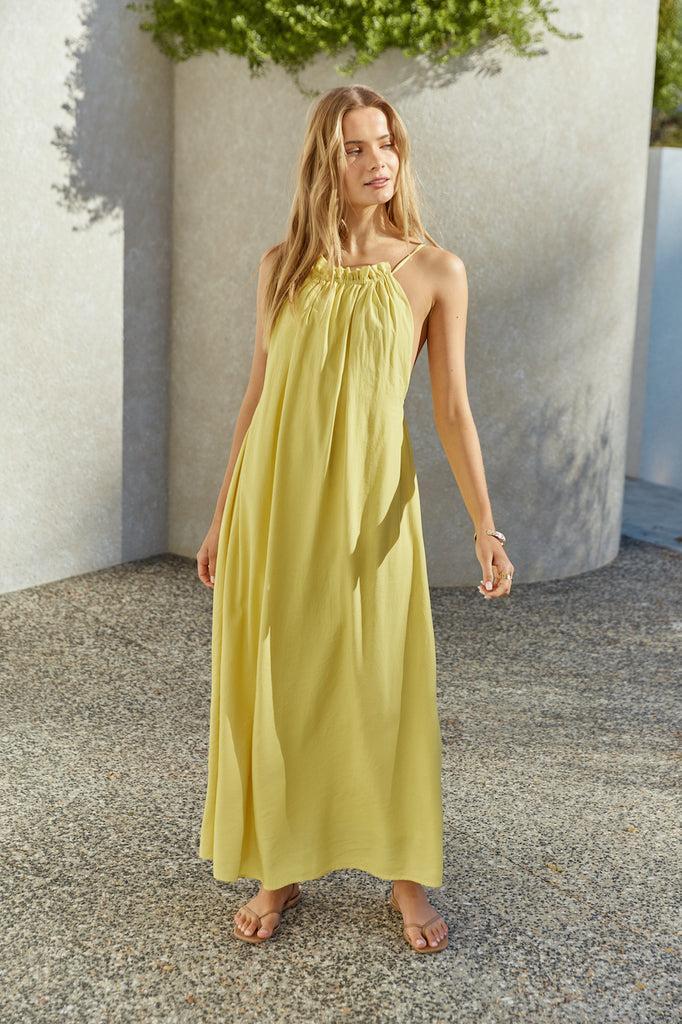 Not So Little Miss Maxi Dress Yellow Product Image