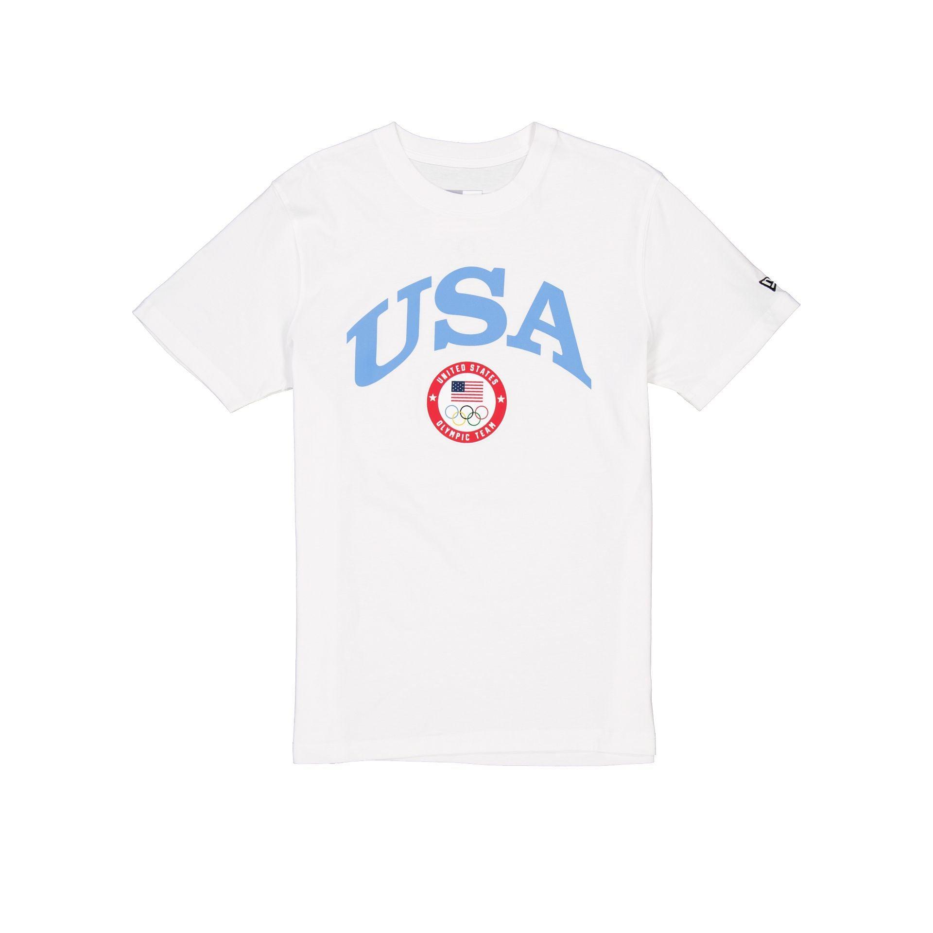 Team USA Olympics White T-Shirt Male Product Image