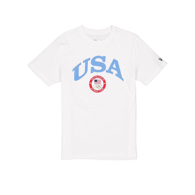 Team USA Olympics White T-Shirt Male Product Image