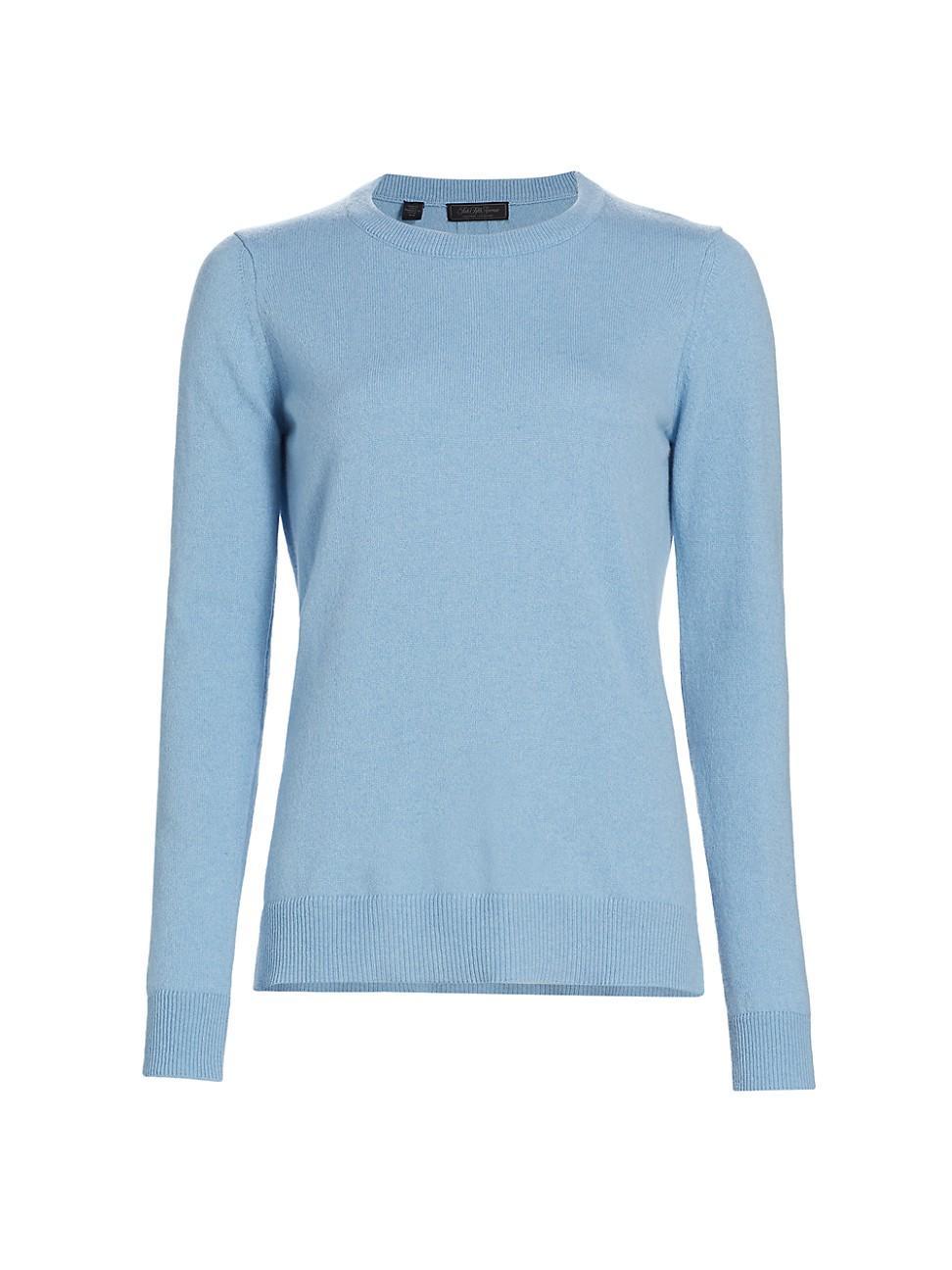 Womens Crewneck Cashmere Pullover Sweater Product Image