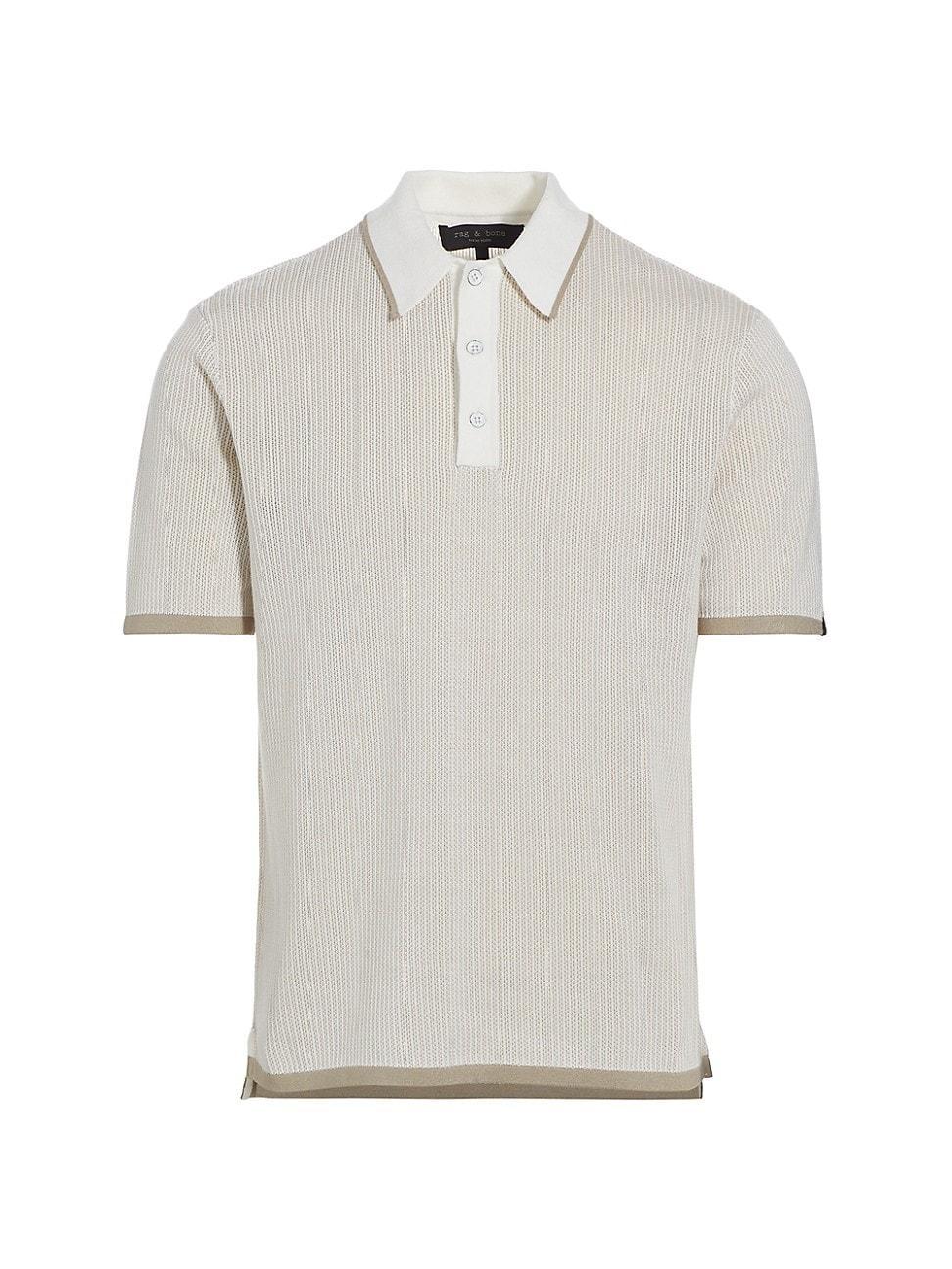 Mens Harvey Knit Polo Shirt Product Image