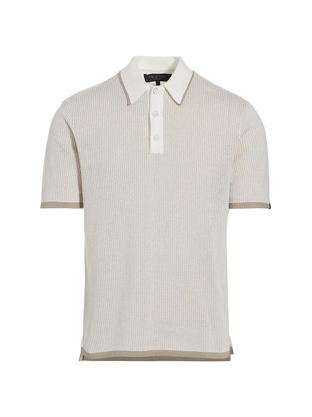 Mens Harvey Knit Polo Shirt Product Image