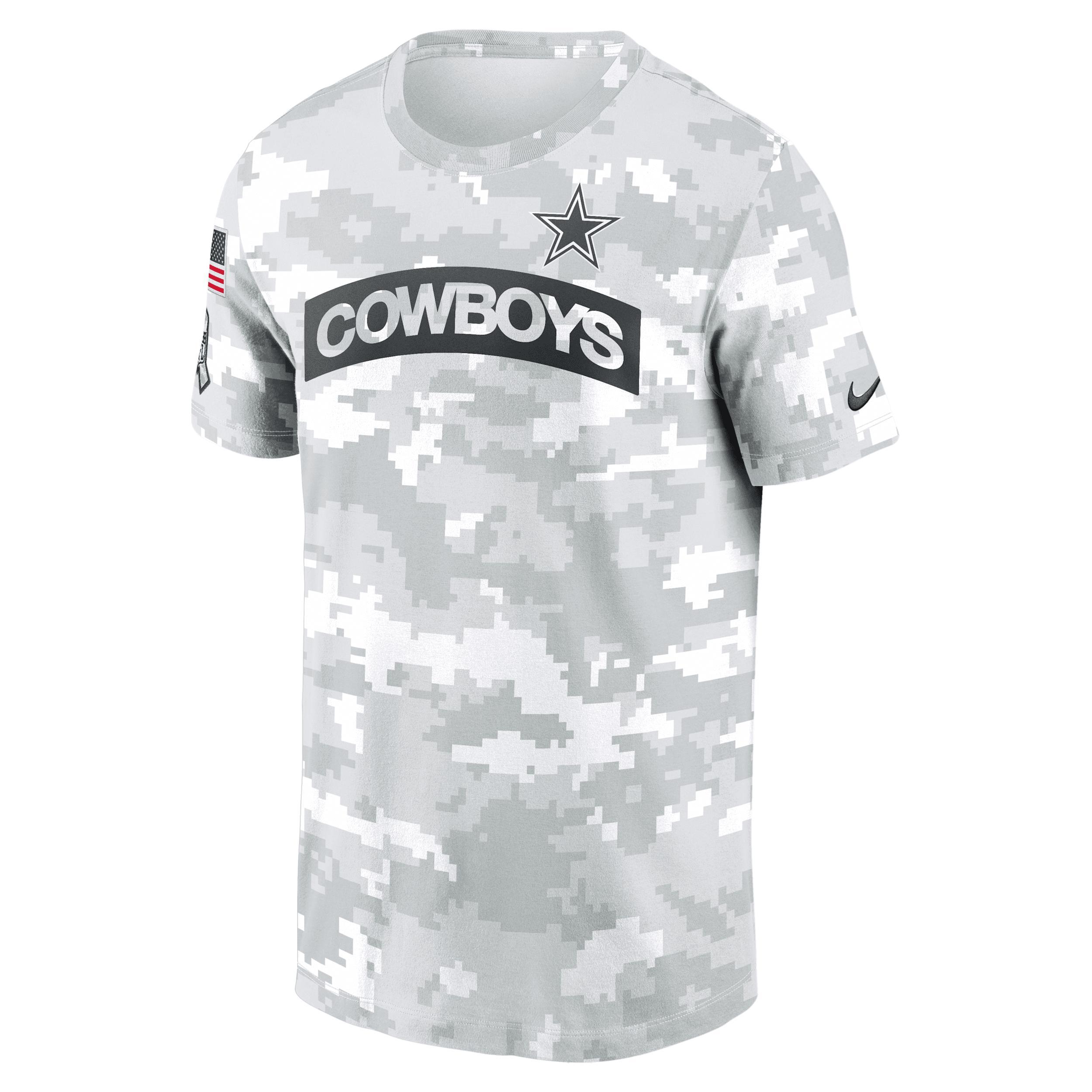 Dallas Cowboys Salute to Service Edge Arch Nike Men's Dri-FIT NFL T-Shirt Product Image