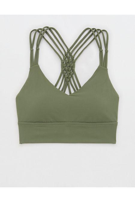 OFFLINE By Aerie Real Me Xtra Macrame Sports Bra Women's Product Image