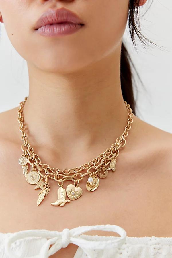 Western Charm Necklace Womens at Urban Outfitters Product Image