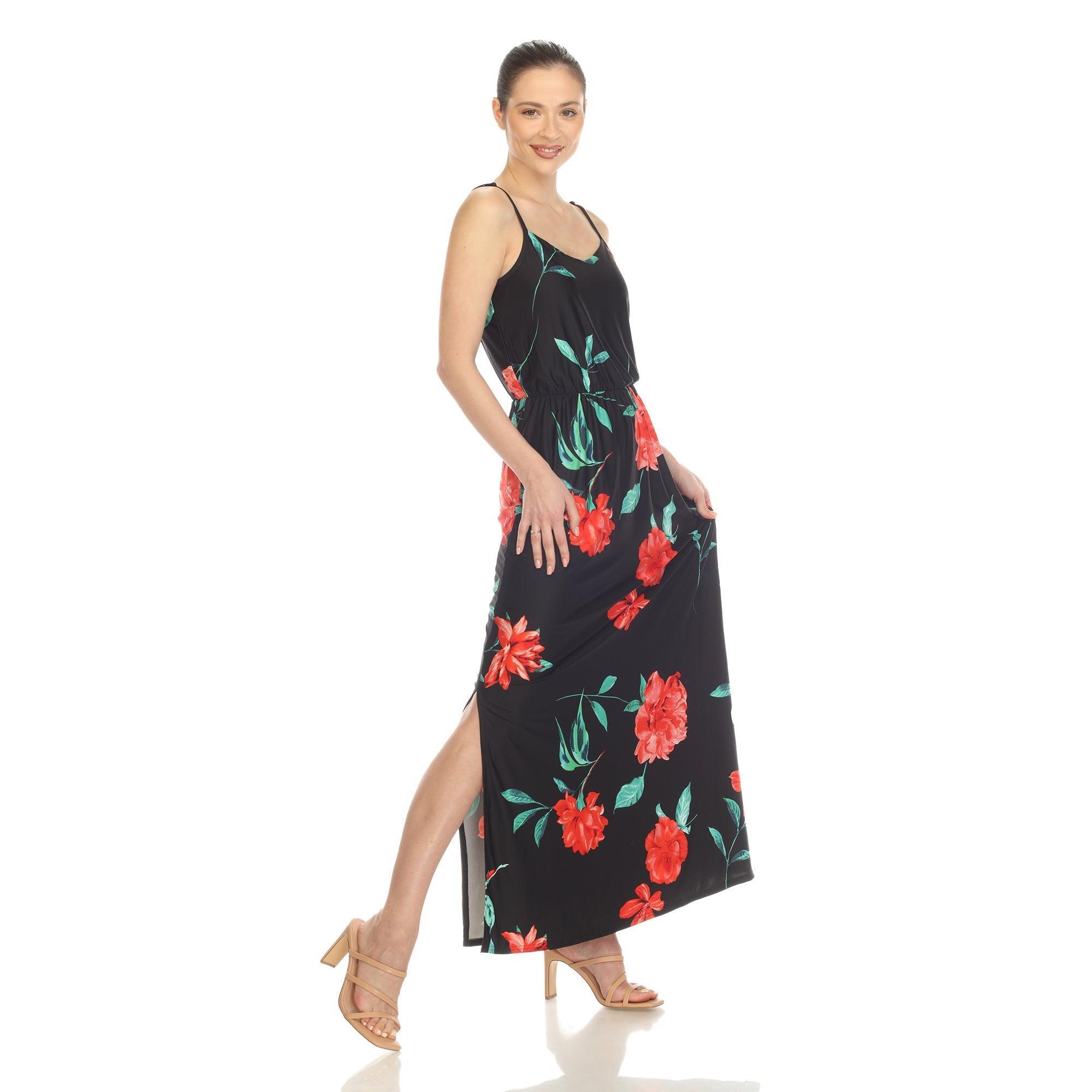 Floral Strap Maxi Dress Product Image