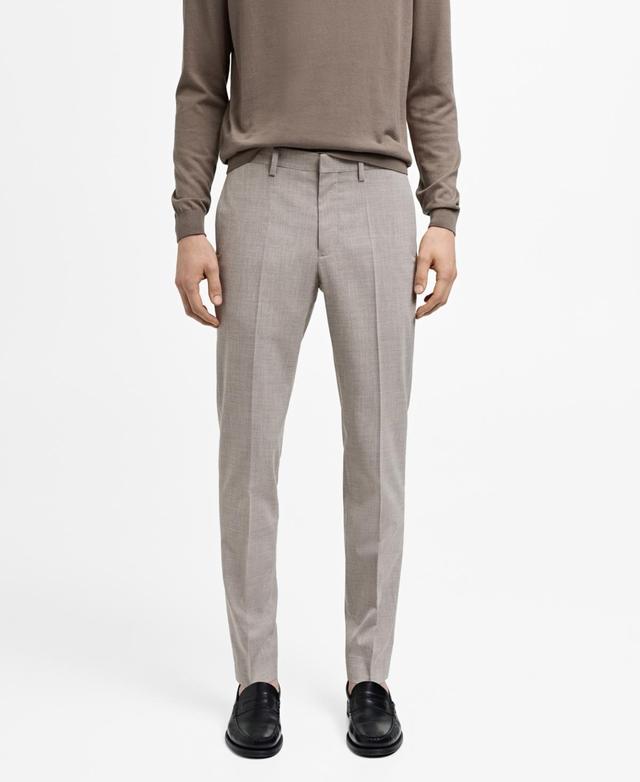 Mango Mens Stretch Fabric Super Suit Pants Product Image