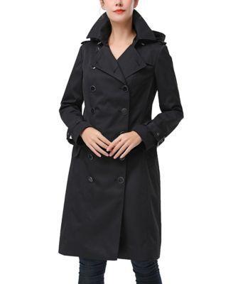 kimi + kai Womens Emma Water Resistant Hooded Trench Coat Product Image