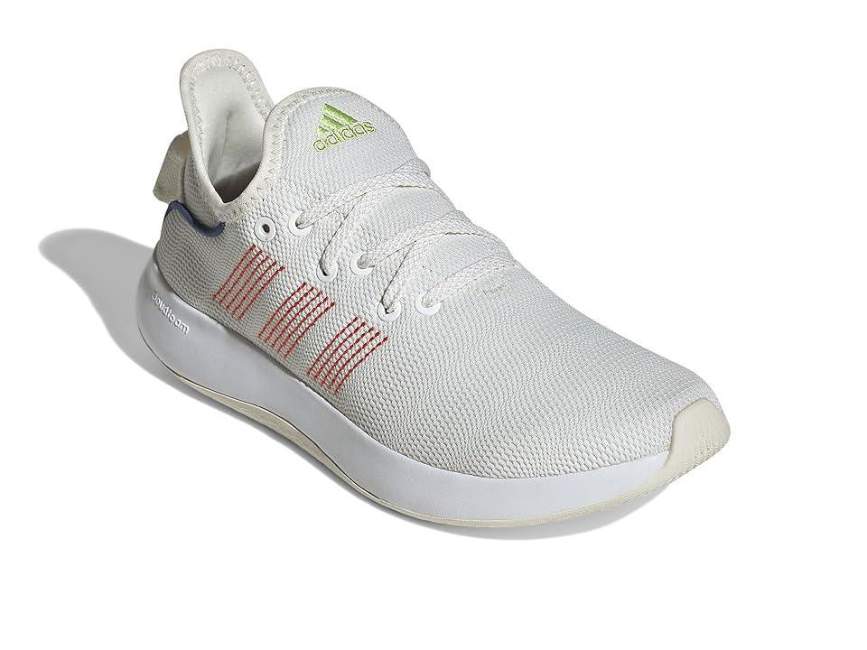 adidas Running Cloudfoam Pure SPW (OffBright Red/Pulse Lime) Women's Shoes Product Image