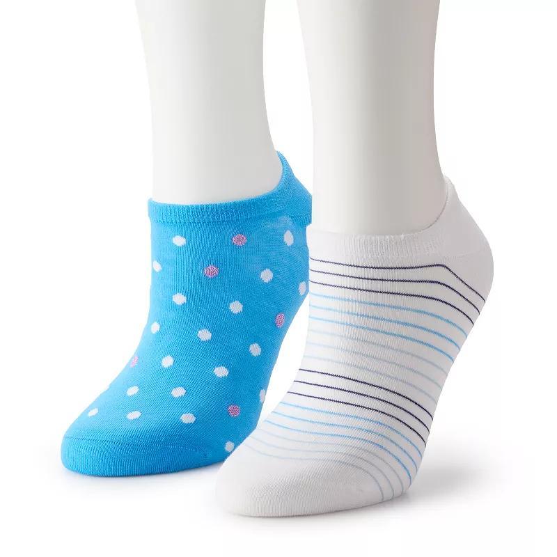 Womens Lotsa Dots 2-pk. No Show Socks Product Image