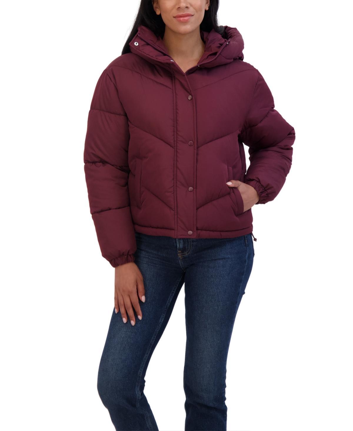 Sebby Juniors Women Short Hooded Puffer Jacket Product Image