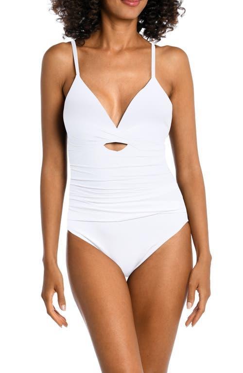 La Blanca Island Goddess Twist Keyhole One-Piece Swimsuit Product Image