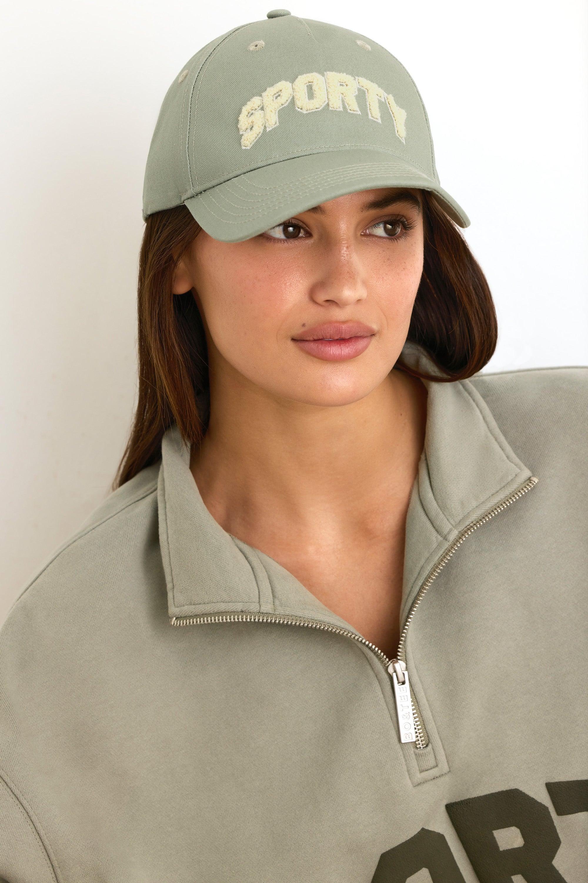 Appliqué Baseball Cap in Mineral Female Product Image