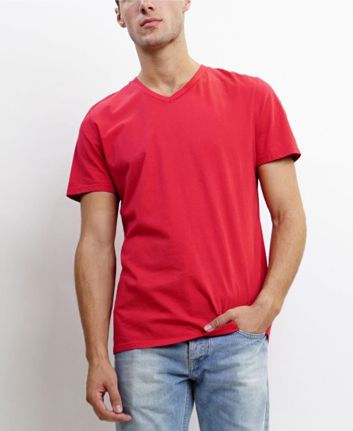 Coin 1804 TMV002CJ Mens Cotton Jersey Short-Sleeve V-Neck T-Shirt Product Image