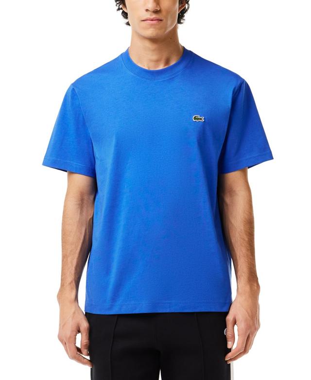 Lacoste Mens Classic Fit Short Sleeve Crewneck Logo T-Shirt Product Image