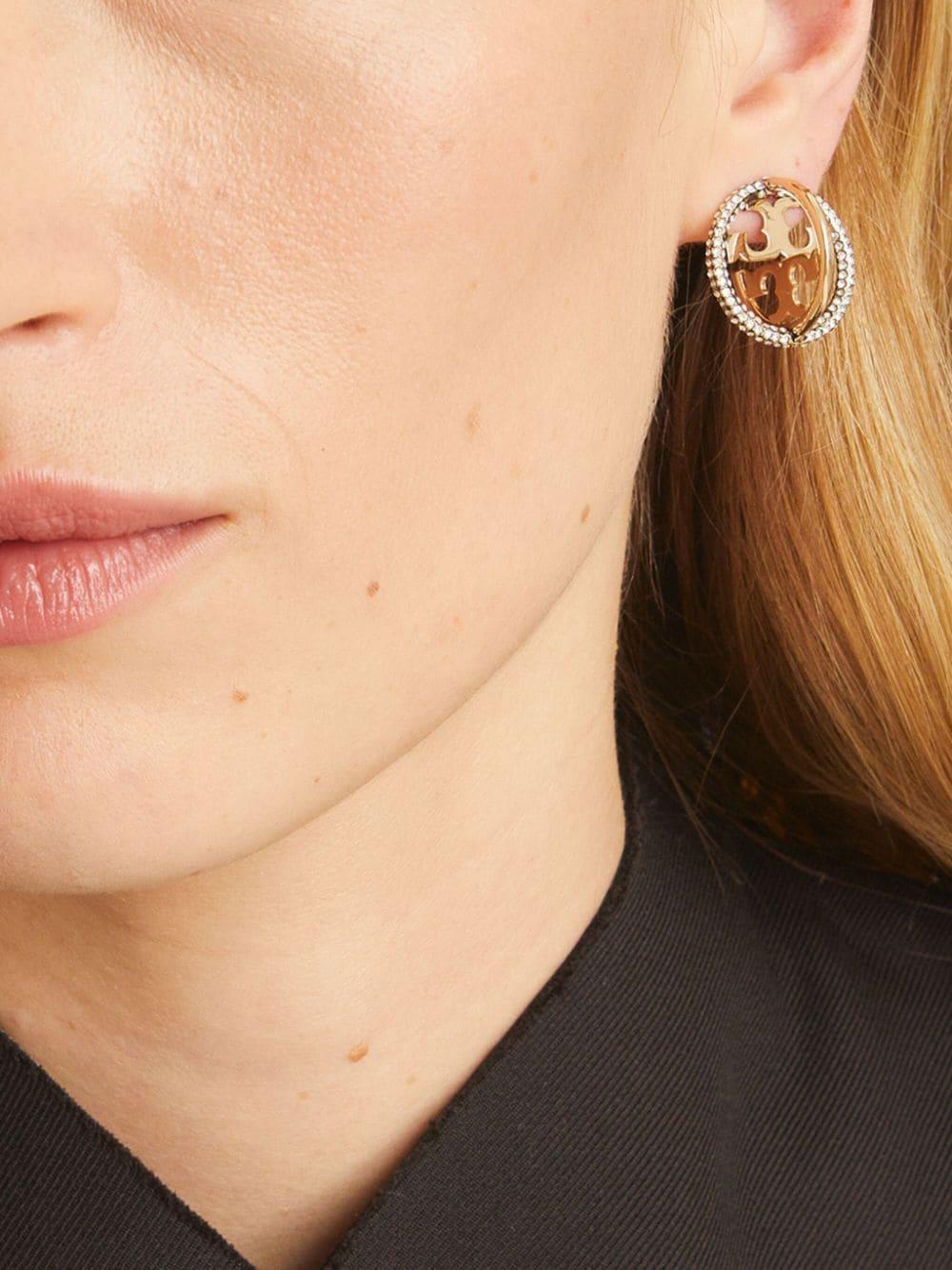 Miller Pave Multi hoop earrings Product Image