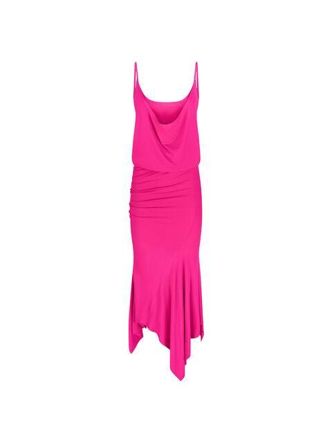 Fuchsia midi dress Product Image