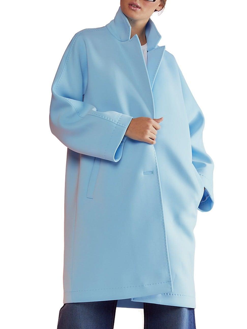 Womens Neoprene Topsitched Coat Product Image