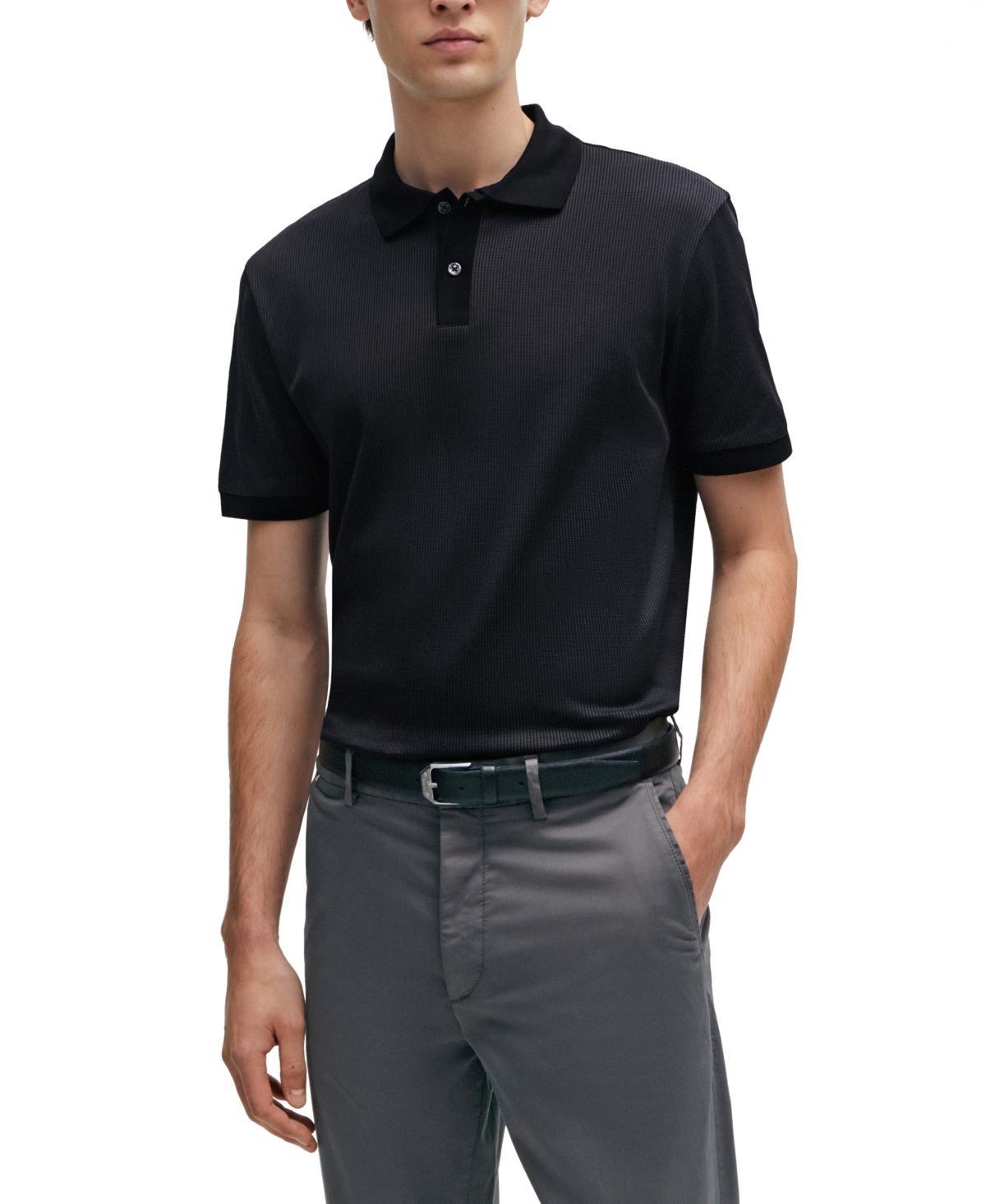 Boss by Hugo Boss Mens Structured- Polo Shirt Product Image