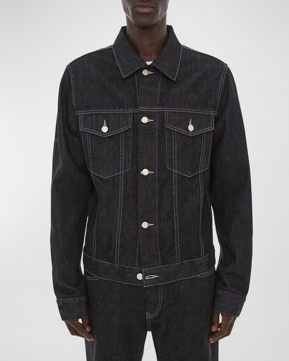 Mens Denim Trucker Jacket Product Image