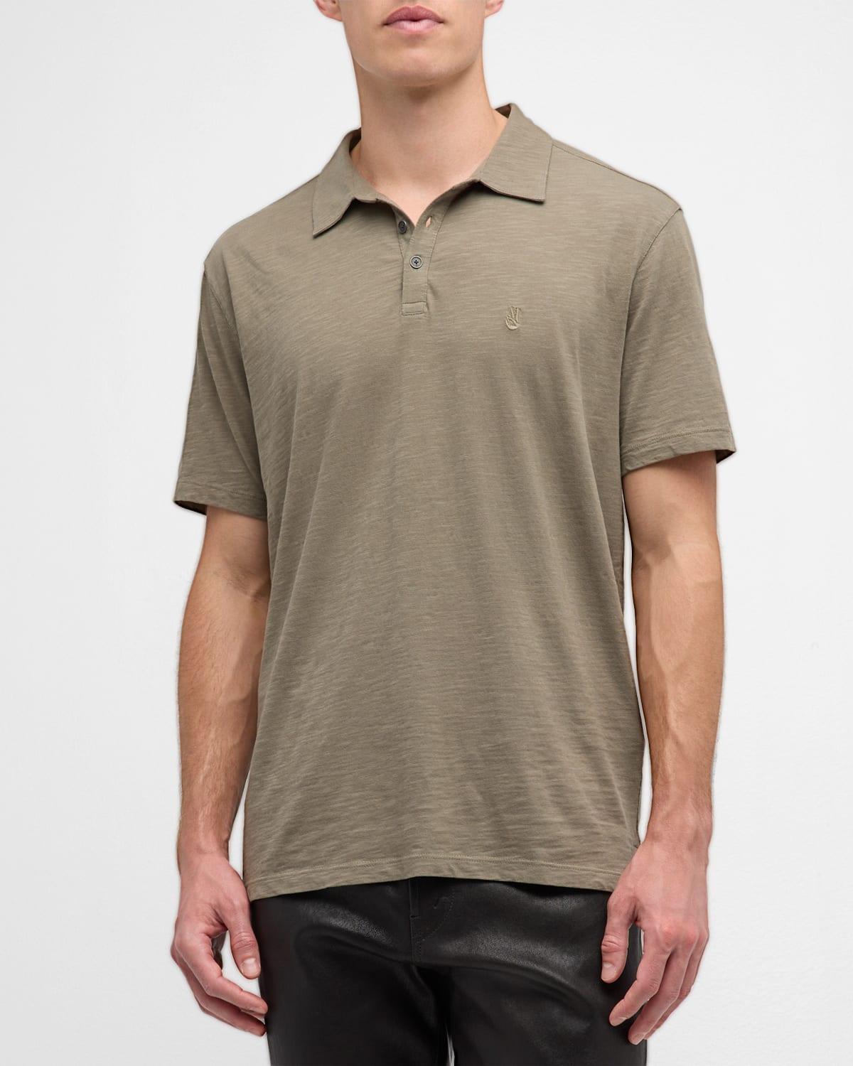 John Varvatos Victor Polo K5787F24 (Eucalyptus) Men's Clothing Product Image