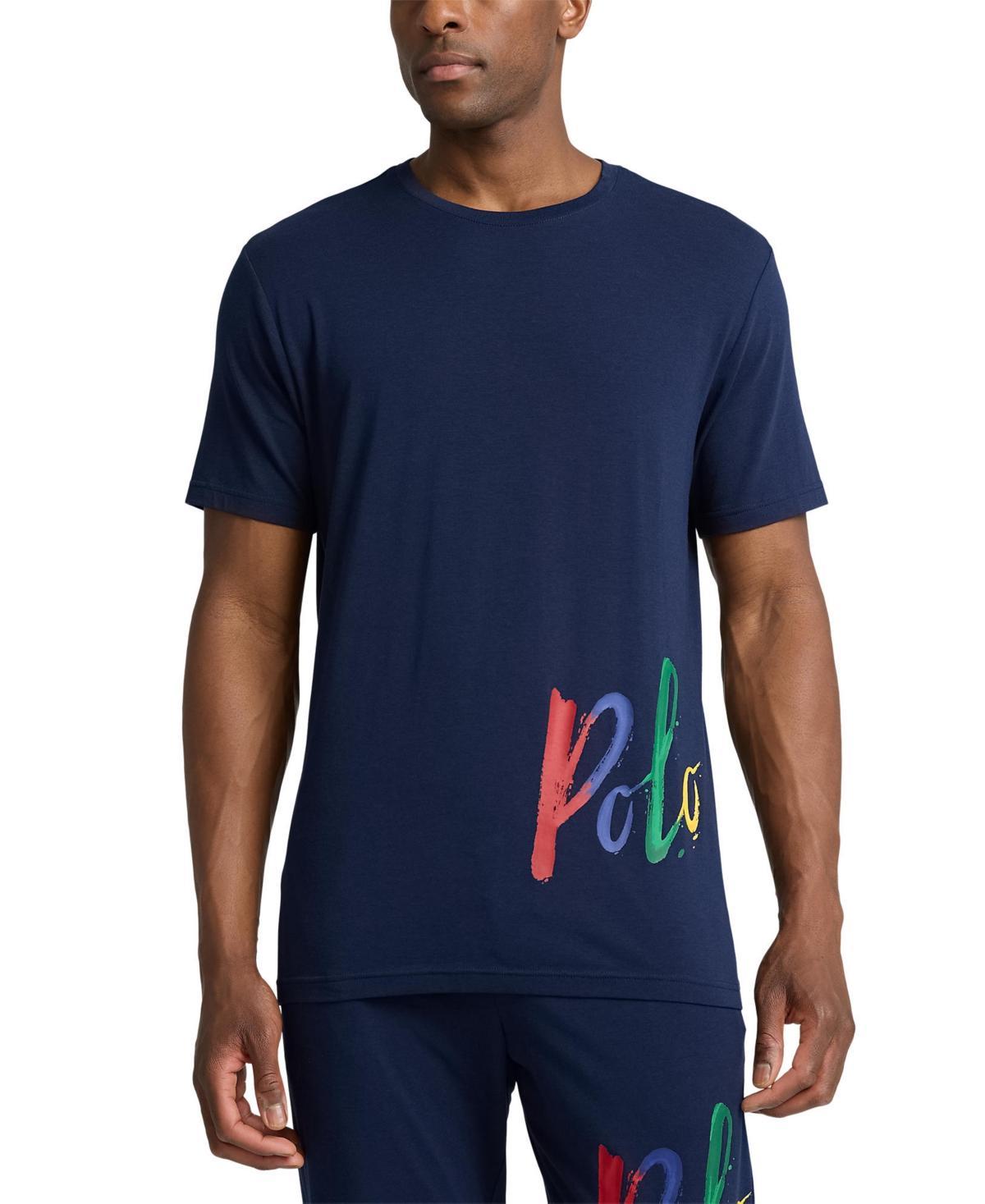 Polo Ralph Lauren Mens Short-Sleeve Crewneck Pajama Shirt Product Image