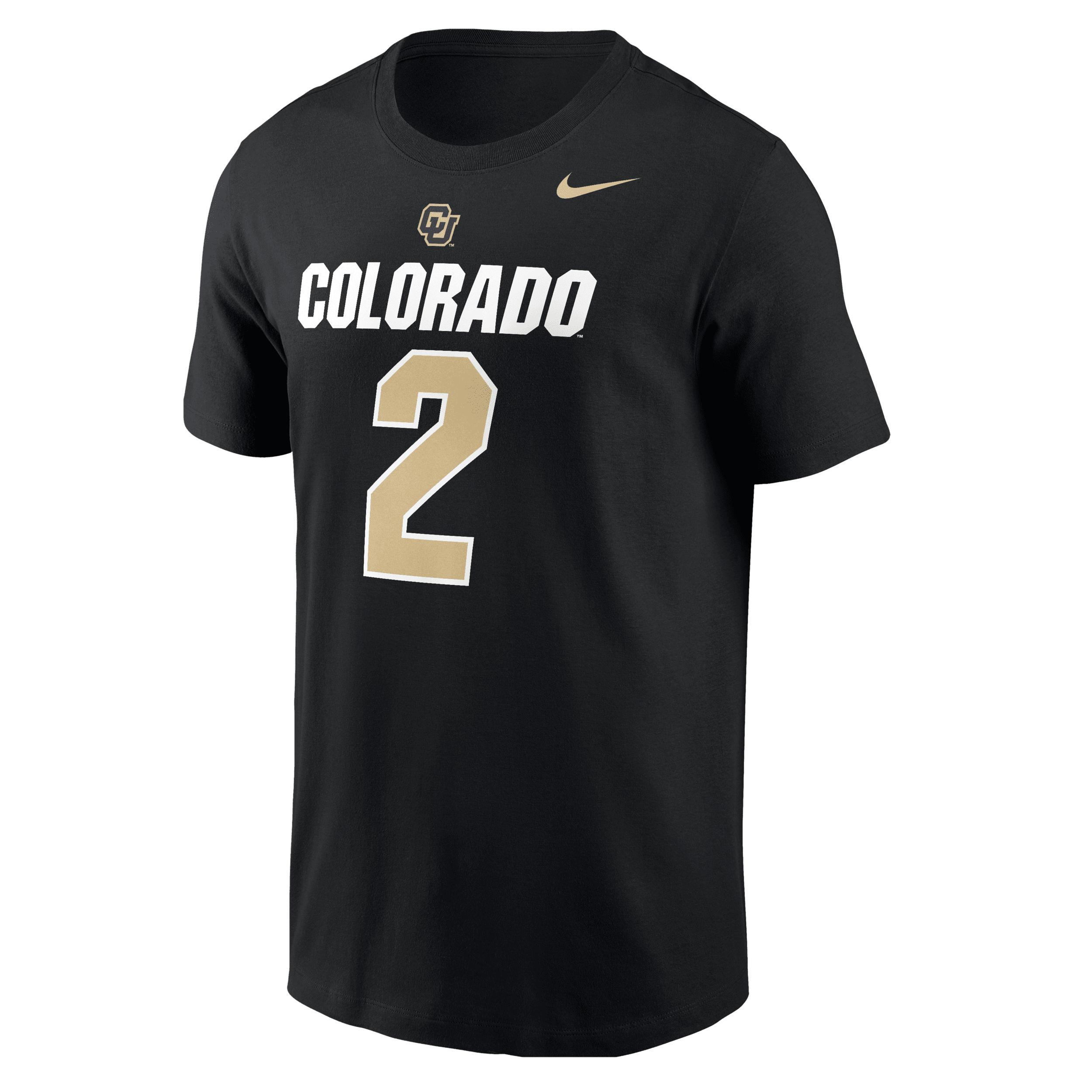 Shedeur Sanders Colorado Nike Mens College Football T-Shirt Product Image