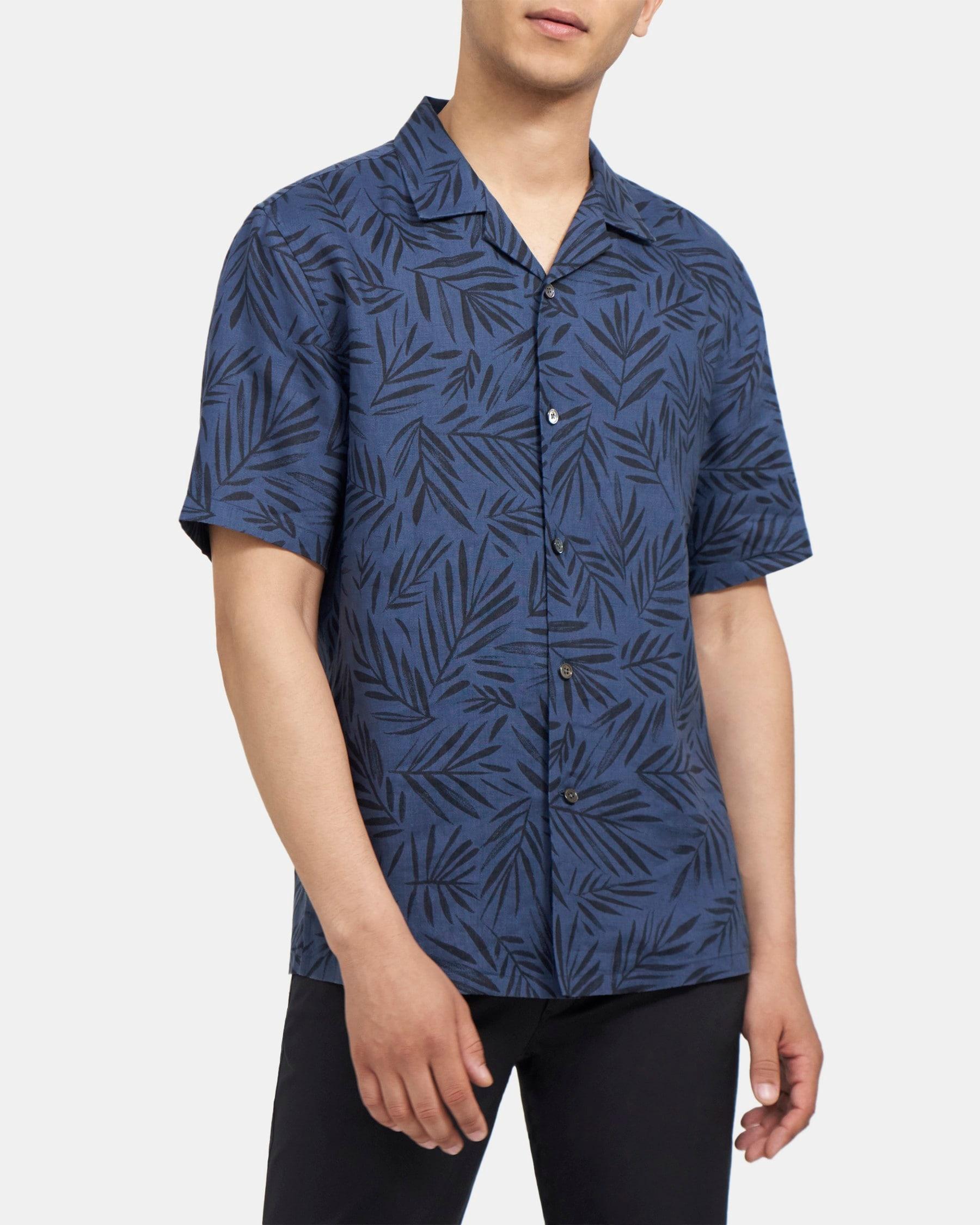 Daze Short-Sleeve Shirt in Linen Product Image