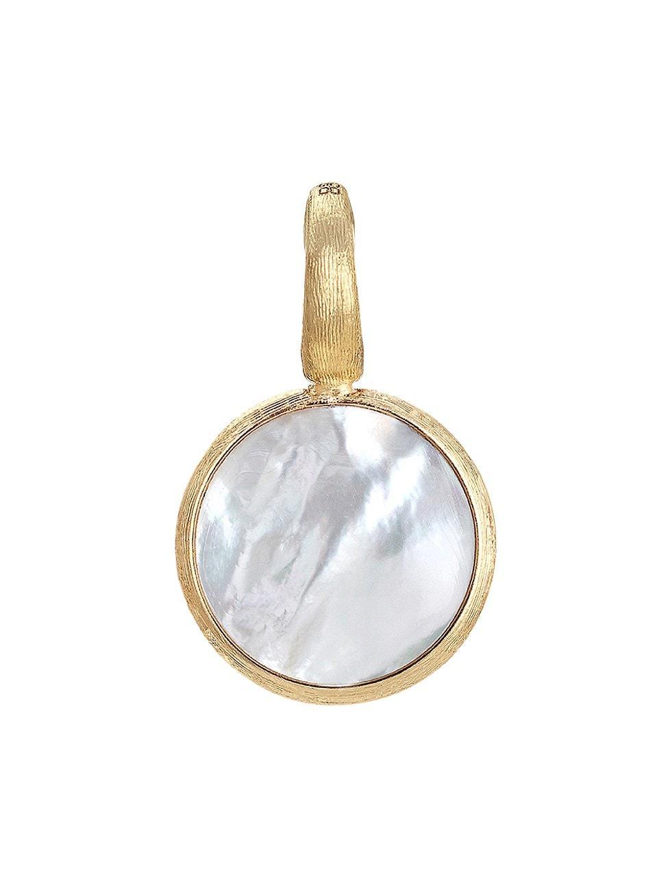 Womens Jaipur 18K Yellow Gold & Mother-Of-Pearl Pendant Product Image