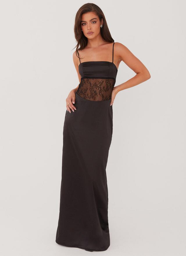 Palais Royale Lace Maxi Dress - Black Product Image