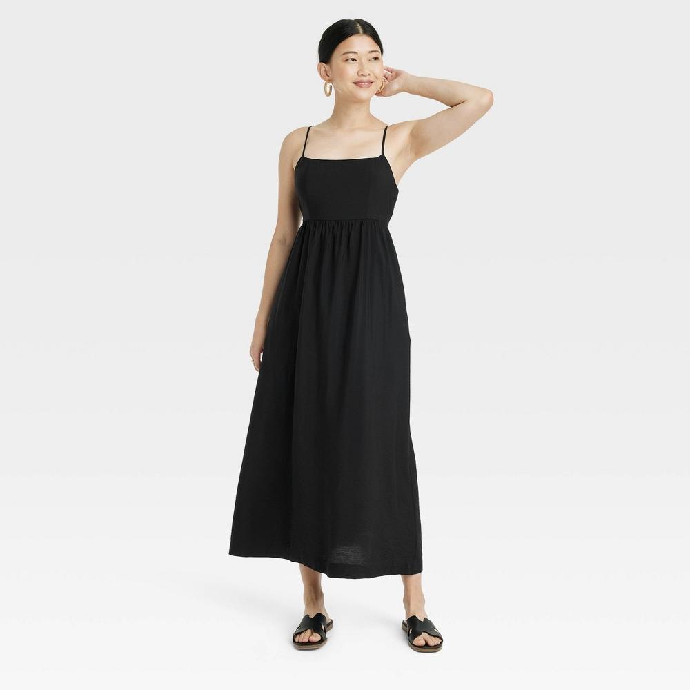 Womens Best Ever Midi Dress - A New Day Black XS Product Image