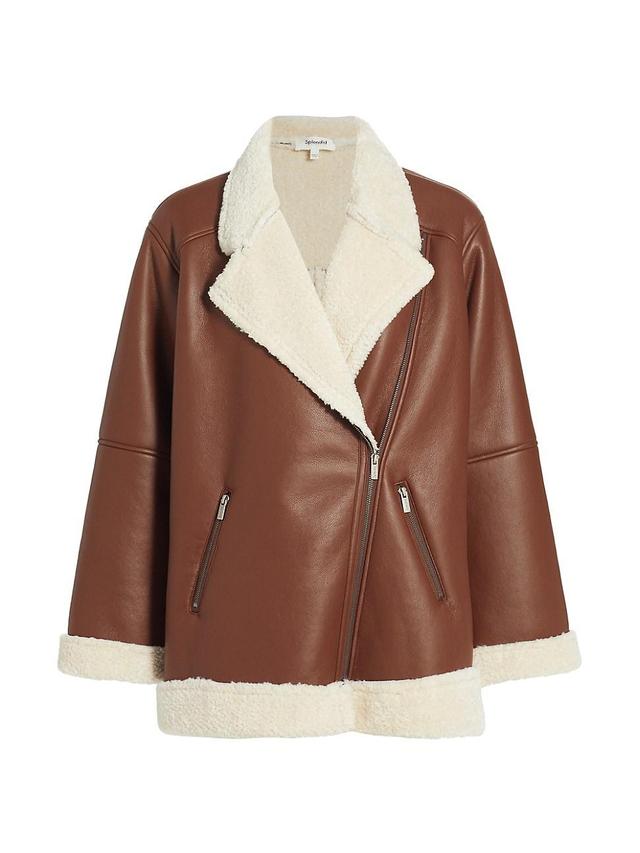 Womens Earhart Vegan Aviator Jacket Product Image