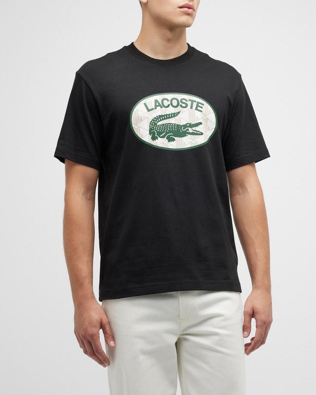 Mens Monogram Crocodile Logo T-Shirt Product Image