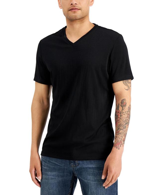 Alfani Mens Travel Stretch V-Neck T-Shirt, Created for Macys Product Image