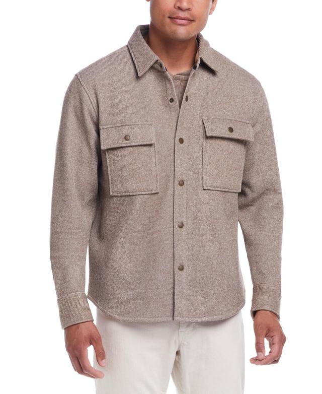 Weatherproof Vintage Mens Mixy Regular-Fit Fleece-Lined Shirt Jacket, Created for Macys Product Image