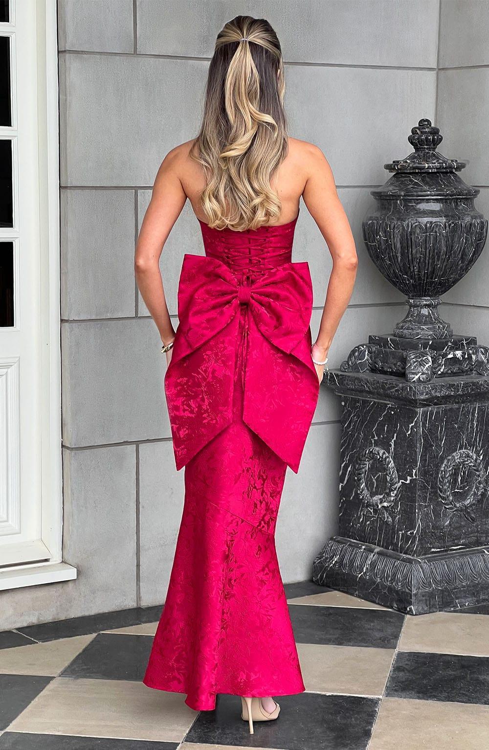 Felicity Maxi Dress - Red Product Image