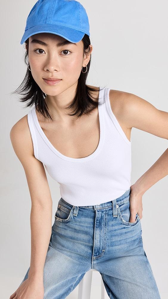 AMO Crop Rib Tank | Shopbop Product Image