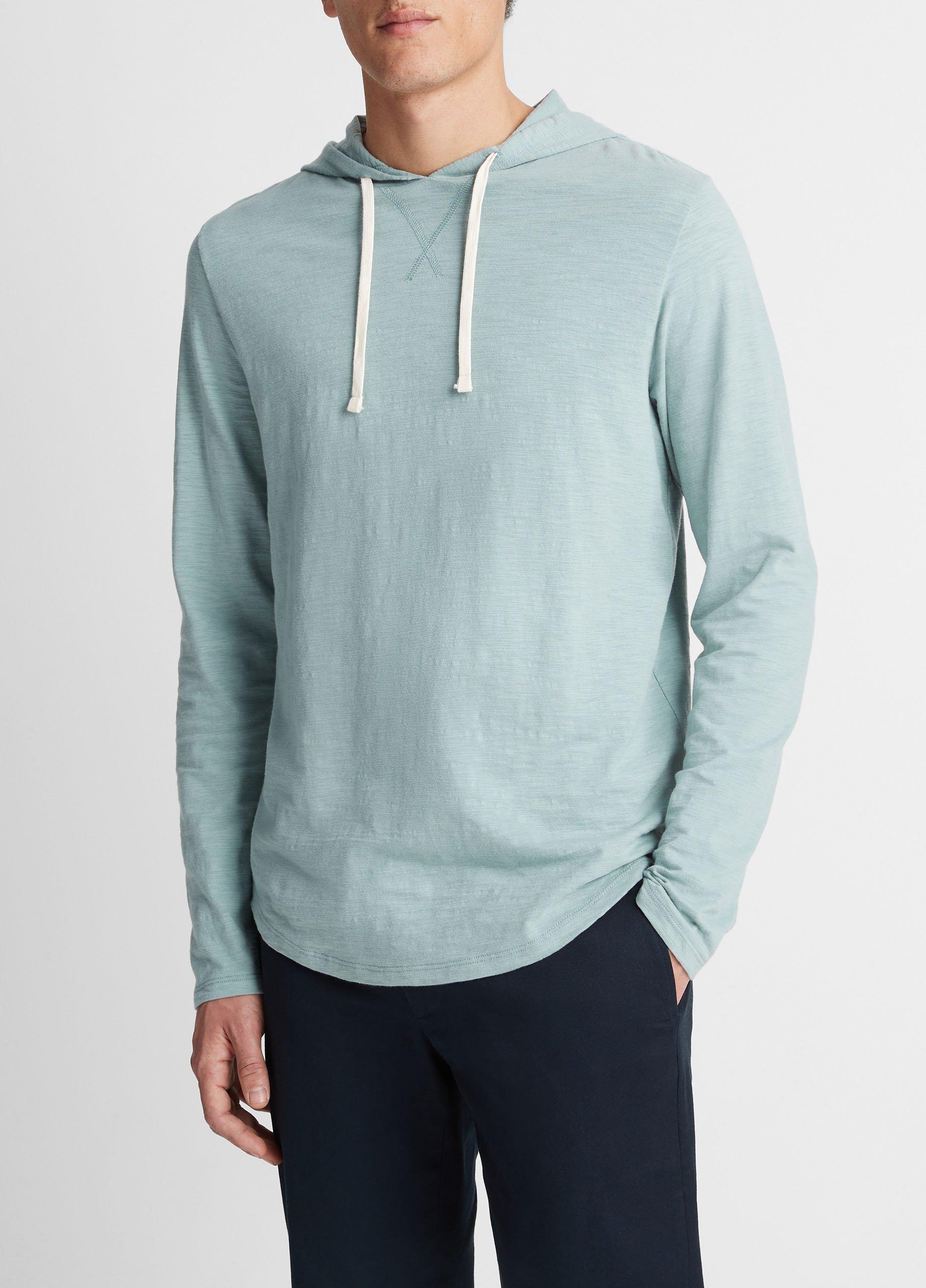 Textured Cotton Hoodie Product Image