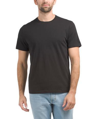 Short Sleeve Crew Neck Lux T-Shirt For Men Product Image