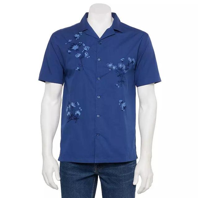 Mens Retrofit Embroidered Flora Shirt Product Image