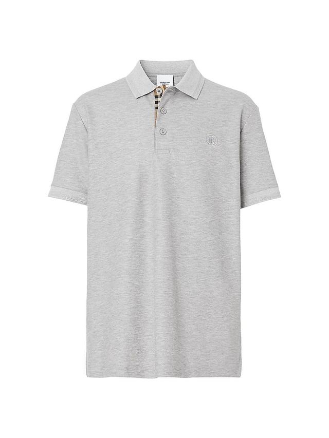 Mens Eddie Piqu Polo Shirt Product Image