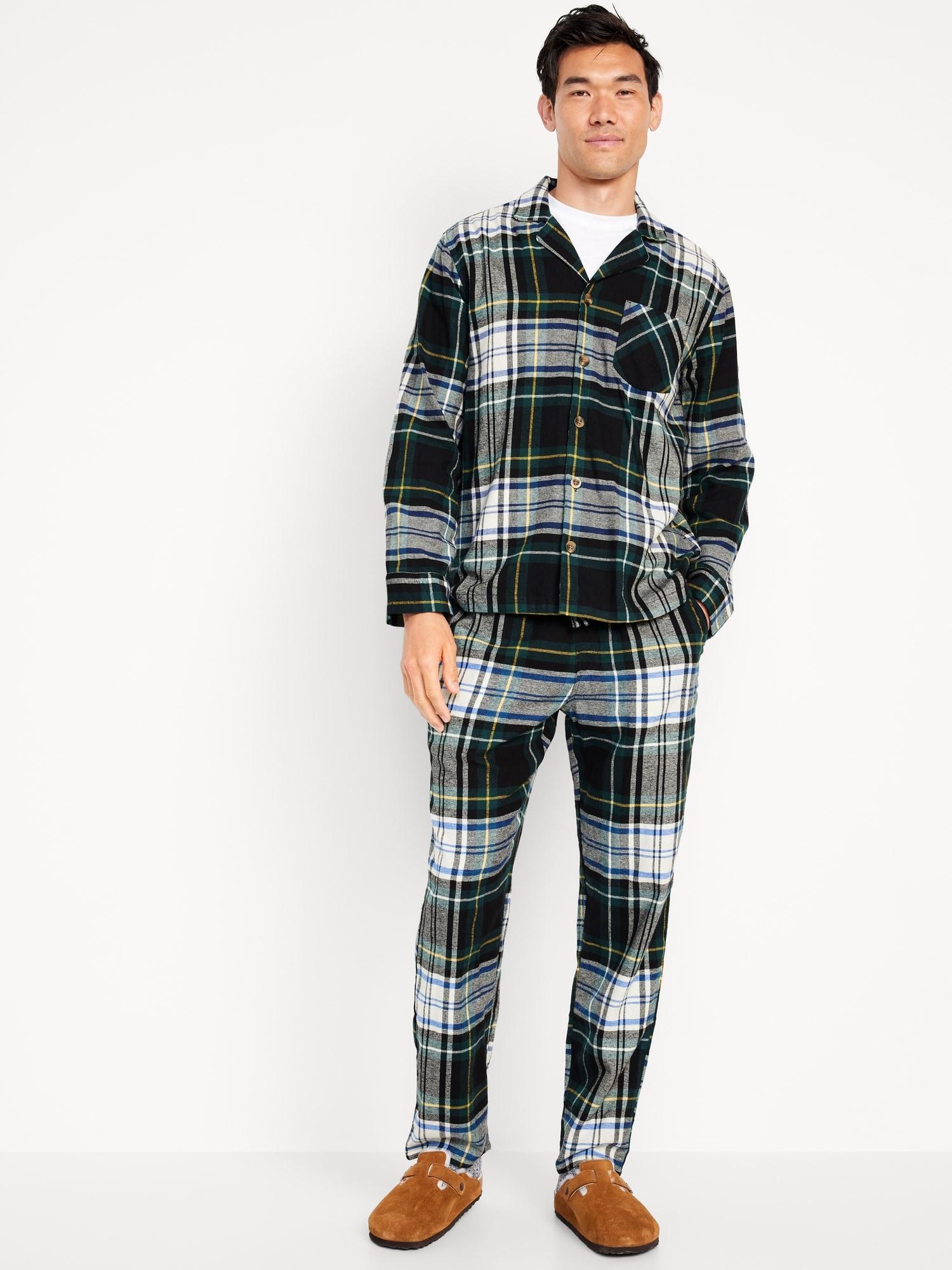 Matching Plaid Flannel Pajama Set Product Image