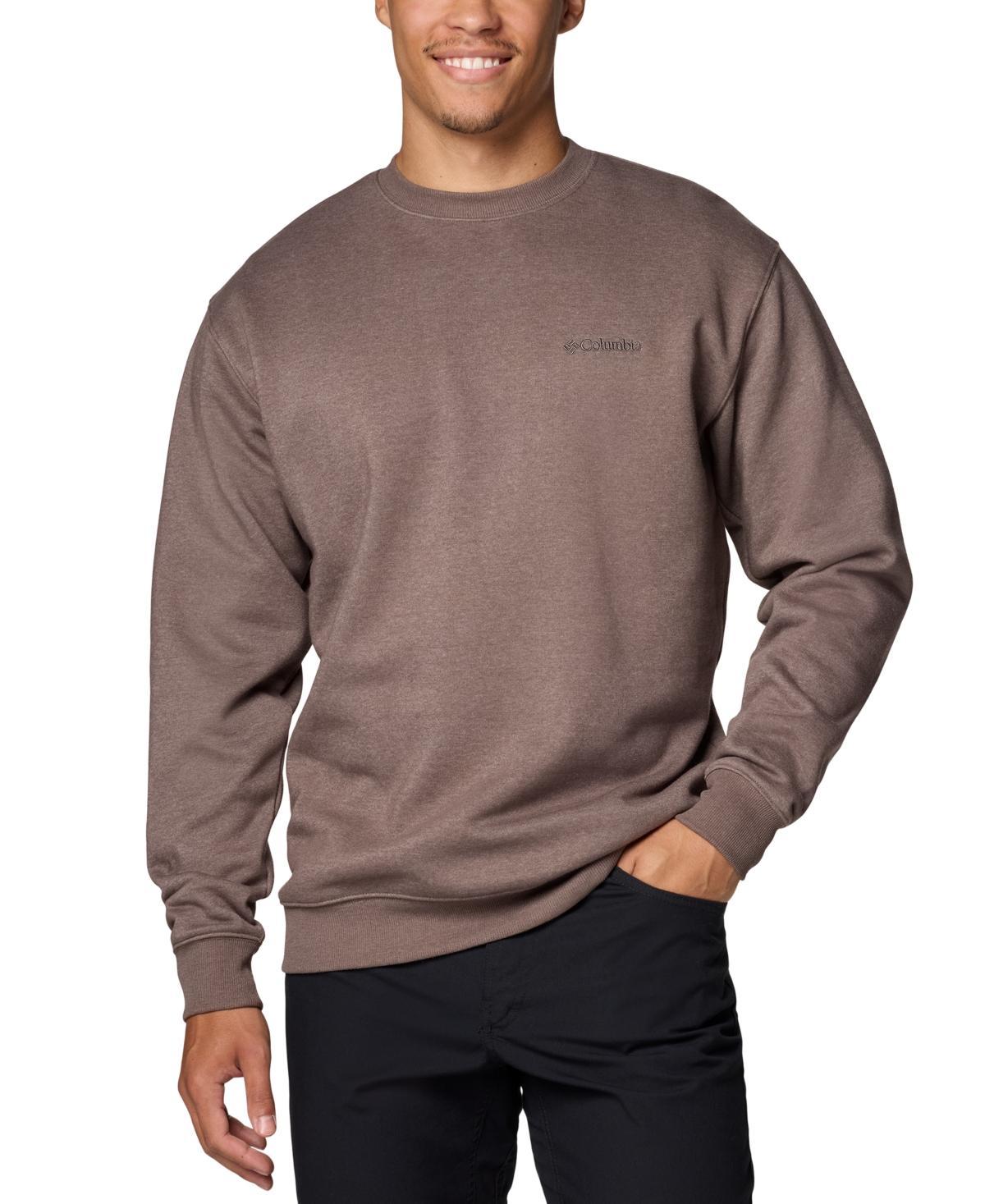 Mens Columbia Hart Mountain II Crewneck Pullover Blue Product Image