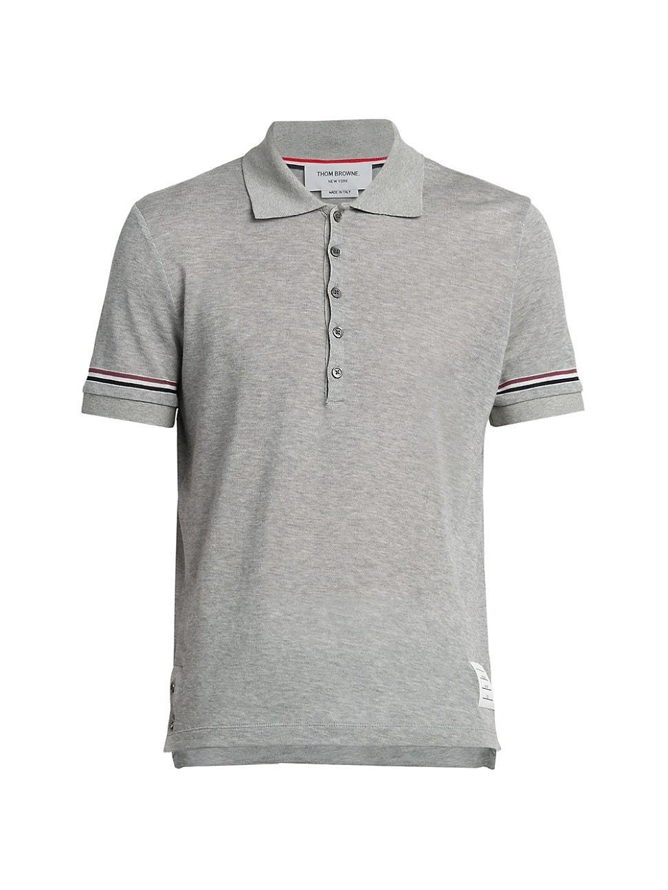 Mens Cotton Polo Shirt Product Image