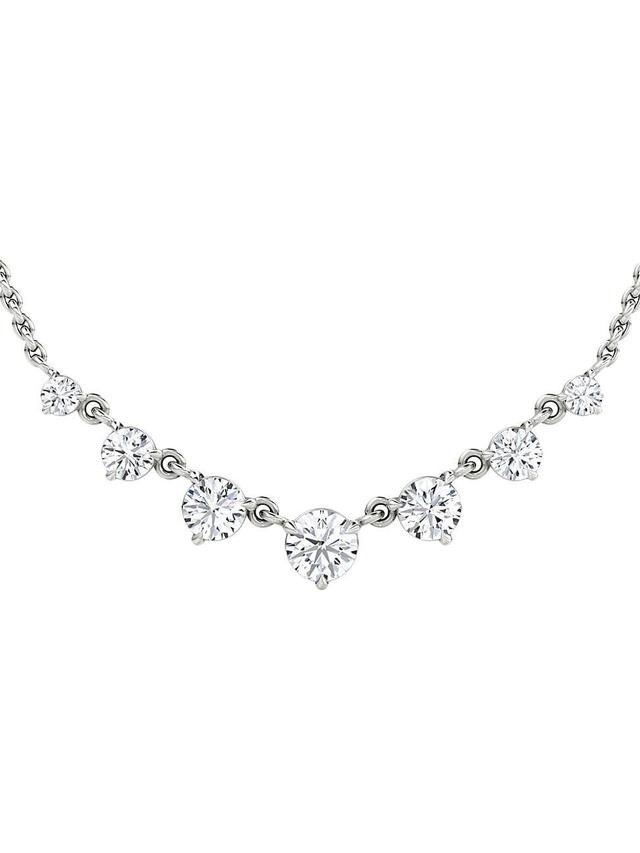 Womens Vrai X Brides 14K White Gold & 0.85 TCW Lab-Grown Diamond Linked Tennis Necklace Product Image