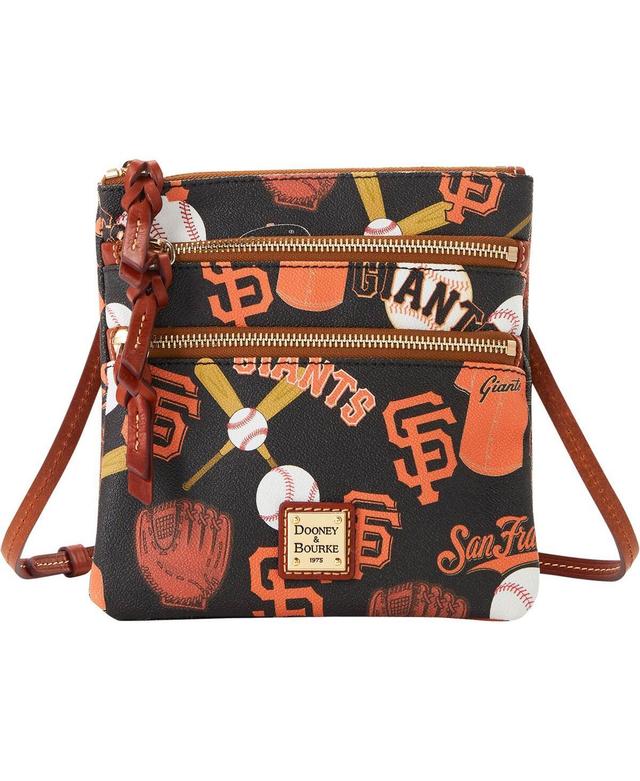 Womens Dooney & Bourke San Francisco Giants Game Day Triple Zip Crossbody Purse Product Image